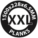 1500x228x6.5mm Planks XXL
