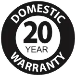 20 Year Domestic Warranty